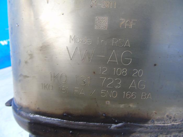 Particulate filter Volkswagen Golf VI Variant 1K0131723AG CAYC