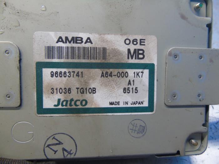 Ordinateur réservoir automatique d'un Chevrolet Matiz (M200) 0.8 S,SE 2006