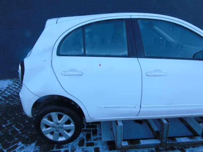 Puerta de 4 puertas derecha detrás de un Nissan Micra (K13) 1.2 12V 2011