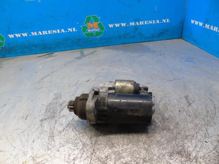 Begagnade Startmotor Volkswagen Scirocco (137/13AD) 1.4 TSI 122 16V Pris € 21,00 Marginaltabell erbjuds av Maresia Auto Recycling B.V.