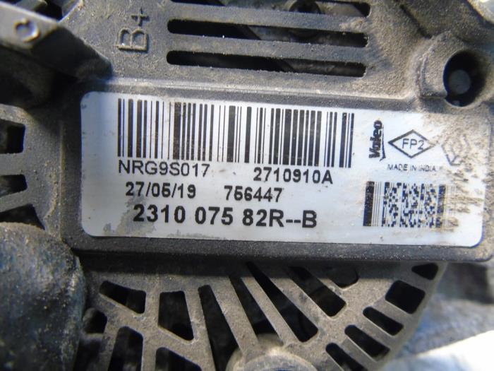 Dynamo van een Dacia Sandero II 0.9 TCE 12V 2019