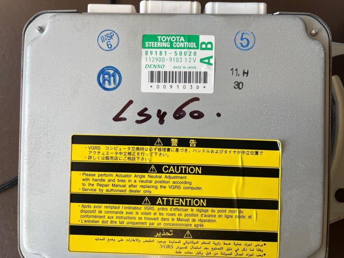 Begagnade Rattstångmodul Lexus LS (F4) 460 4.6 32V VVT-i Pris € 367,50 Marginaltabell erbjuds av Maresia Auto Recycling B.V.