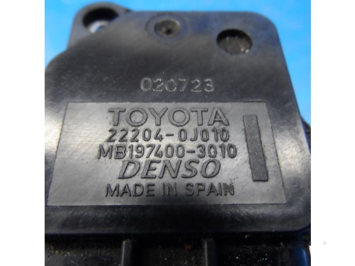 Gebrauchte Luftmengenmesser Toyota Corolla (E12) 1.6 16V VVT-i Preis € 15,75 Margenregelung angeboten von Maresia Auto Recycling B.V.