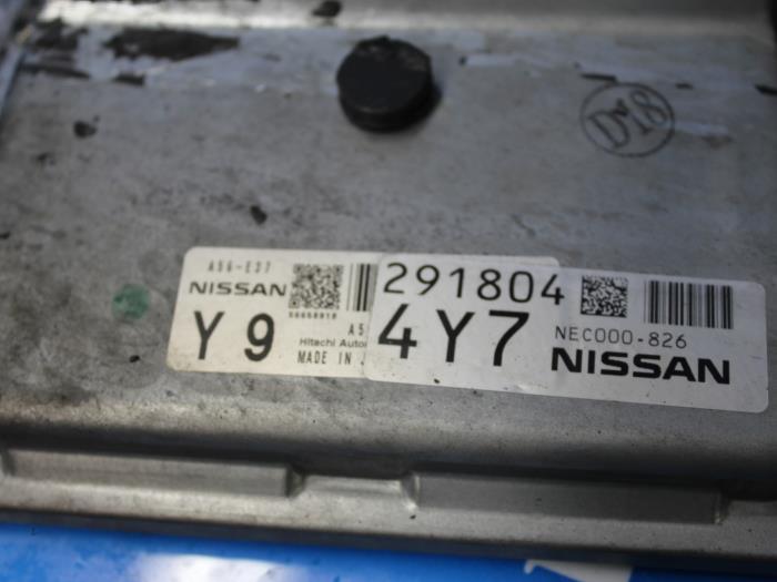 Micra Injector Code Injection computer Nissan Micra - A56E37Y9 HR12DE