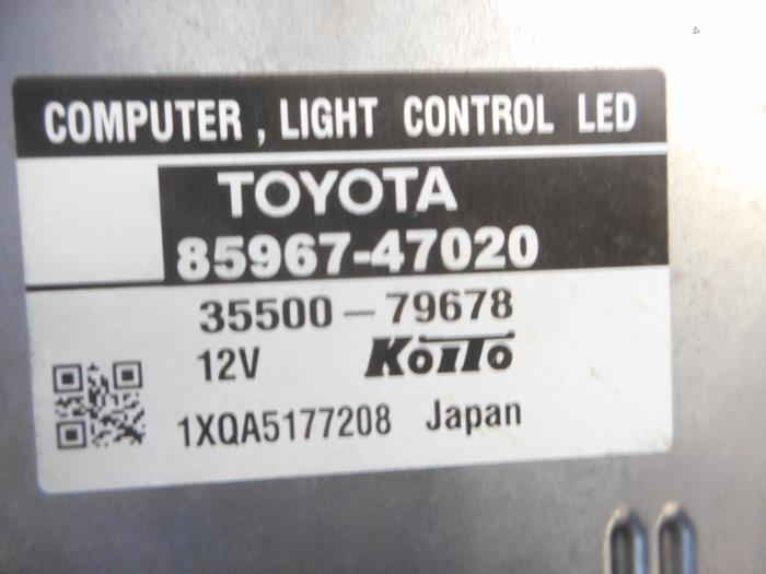 Usagé Ordinateur divers Lexus CT 200h 1.8 16V Prix € 105,00 Règlement à la marge proposé par Maresia Auto Recycling B.V.