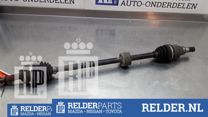 Front drive shaft, right from a Nissan Pixo (D31S) 1.0 12V 2012