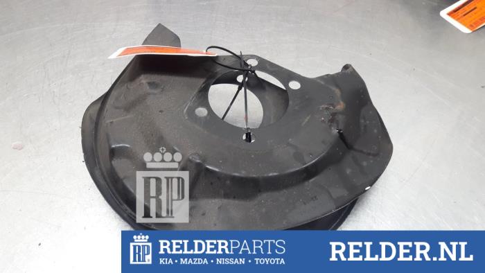 Brake disc dust cover plates