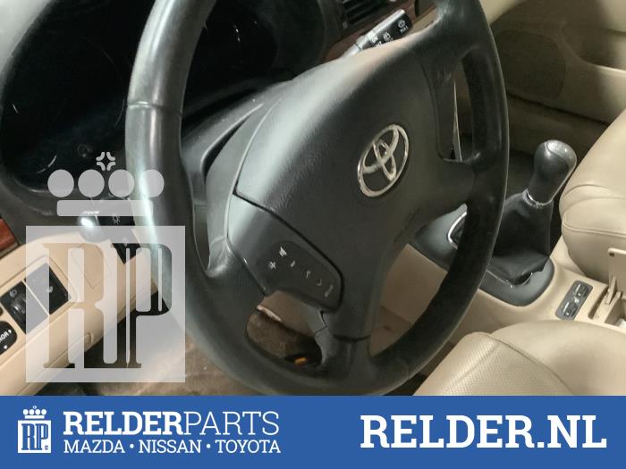 Left airbag (steering wheel) from a Toyota Avensis Wagon (T25/B1E) 2.0 16V VVT-i D4 2003