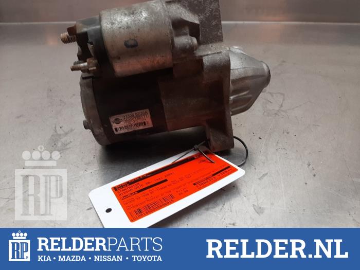 Used Starter Nissan Note (E11) 1.6 16V Price € 35,00 Margin scheme offered by Relder Parts B.V.