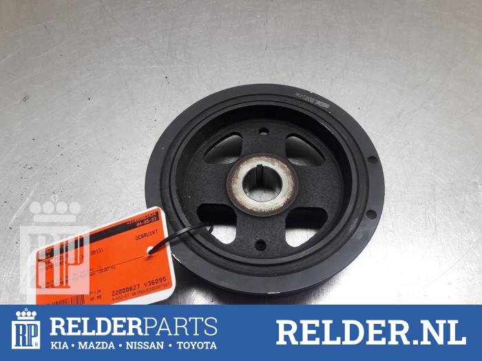 Gebrauchte Kurbelwelle Riemenscheibe Toyota Auris (E18) 1.8 16V Hybrid Preis € 45,00 Margenregelung angeboten von Relder Parts B.V.