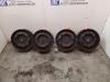 Set of wheels from a Toyota Yaris III (P13) 1.0 12V VVT-i 2013