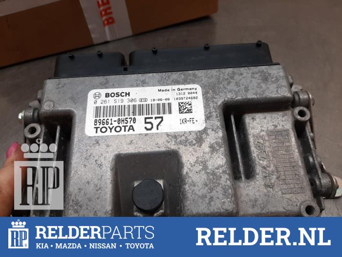 Used Engine management computer Toyota Aygo (B40) 1.0 12V VVT-i Price € 125,00 Margin scheme offered by Relder Parts B.V.