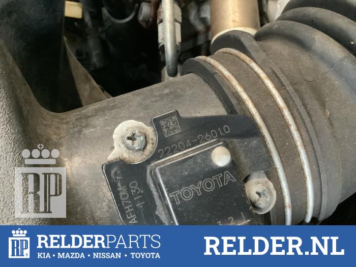 Usagé Débitmètre Toyota Avensis Wagon (T27) 2.0 16V D-4D-F Prix € 45,00 Règlement à la marge proposé par Relder Parts B.V.