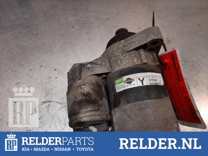 Gebrauchte Anlasser Nissan Note (E11) 1.4 16V Preis € 35,00 Margenregelung angeboten von Relder Parts B.V.