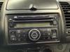 Radio CD player from a Nissan Note (E11), 2006 / 2013 1.4 16V, MPV, Petrol, 1.386cc, 65kW (88pk), FWD, CR14DE, 2006-03 / 2012-06, E11AA 2008