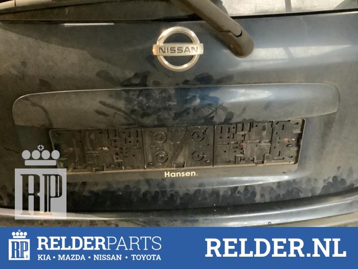 Używane Uchwyt tylnej klapy Nissan Note (E11) 1.4 16V Cena € 45,00 Procedura marży oferowane przez Relder Parts B.V.