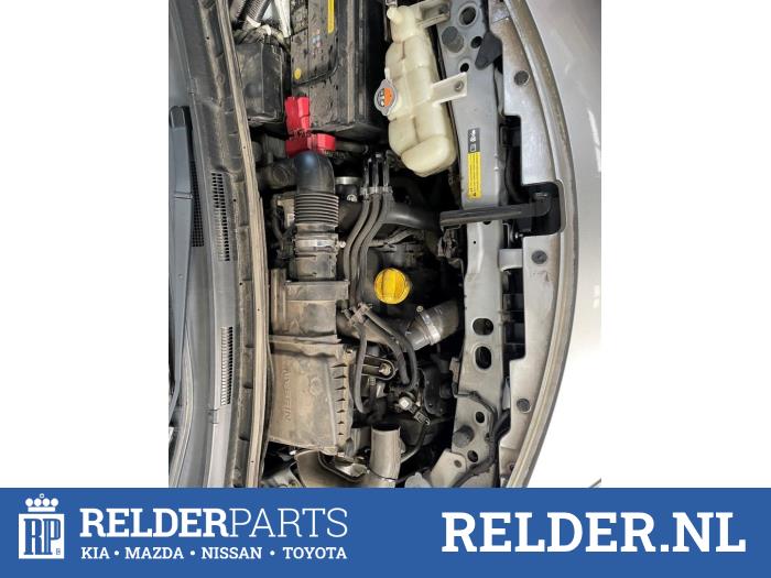 Intercooler d'un Nissan Note (E12) 1.5 dCi 90 2016
