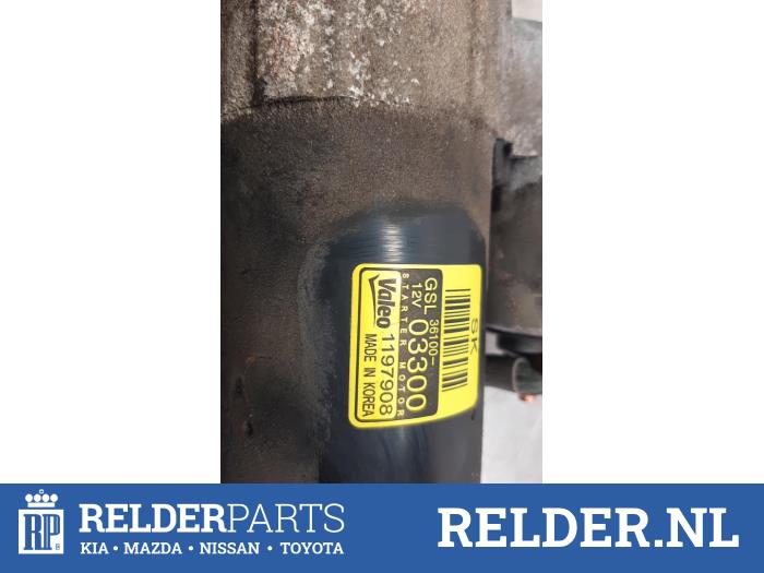 Używane Rozrusznik Kia Rio III (UB) 1.2 CVVT 16V Cena € 25,00 Procedura marży oferowane przez Relder Parts B.V.