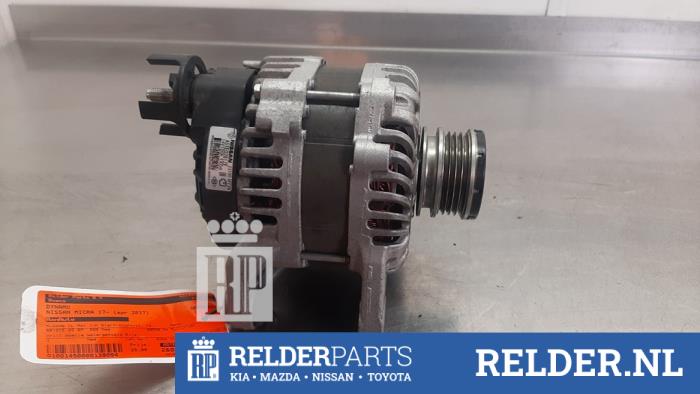 Begagnade Dynamo Nissan Micra (K14) 1.0 12V Pris € 35,00 Marginaltabell erbjuds av Relder Parts B.V.
