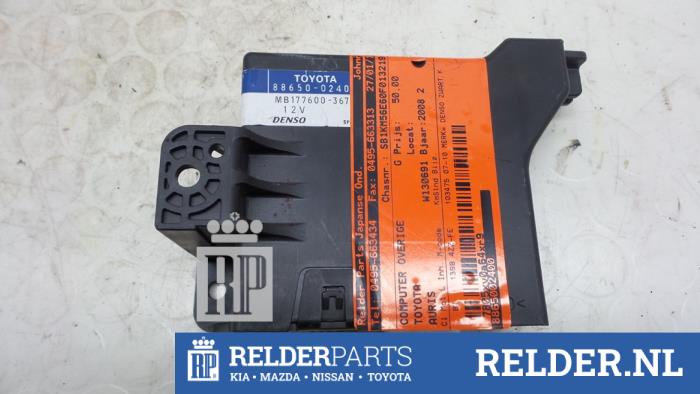 Used Computer, miscellaneous Toyota Auris (E15) 1.4 VVT-i 16V Price € 90,00 Margin scheme offered by Relder Parts B.V.