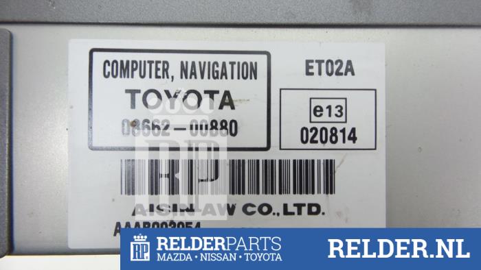 Sistema de navegación de un Toyota Corolla Verso (R10/11) 2.2 D-4D 16V Cat Clean Power 2006