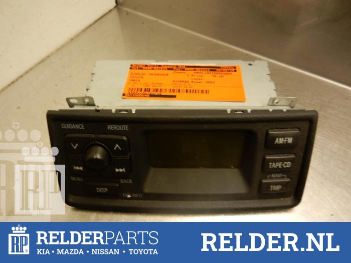 Begagnade Innerdisplay Toyota Yaris (P1) 1.3 16V VVT-i Pris € 45,00 Marginaltabell erbjuds av Relder Parts B.V.