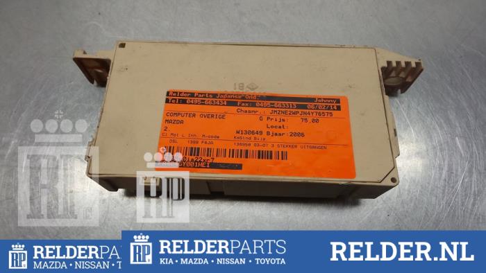 Usagé Ordinateur divers Mazda 2 (NB/NC/ND/NE) 1.4 CiTD Prix € 68,00 Règlement à la marge proposé par Relder Parts B.V.