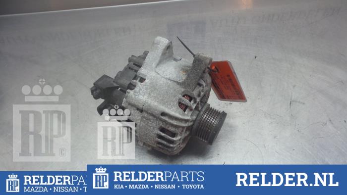 Dynamo Mazda 2 (DE), 2007 / 2015 1.4 CDVi 16V, Fließheck, Diesel, 1.399cc, 50kW (68pk), FWD, Y407, 2007-10 / 2010-12, DE1342; DE1442 (Gebraucht)