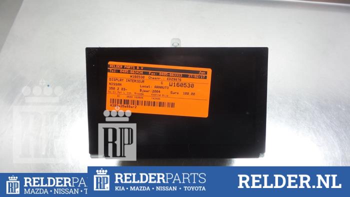 Begagnade Innerdisplay Nissan 350 Z (Z33) 3.5 V6 24V Pris € 68,00 Marginaltabell erbjuds av Relder Parts B.V.