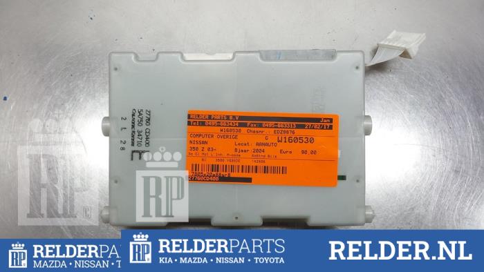 Usagé Ordinateur divers Nissan 350 Z (Z33) 3.5 V6 24V Prix € 68,00 Règlement à la marge proposé par Relder Parts B.V.