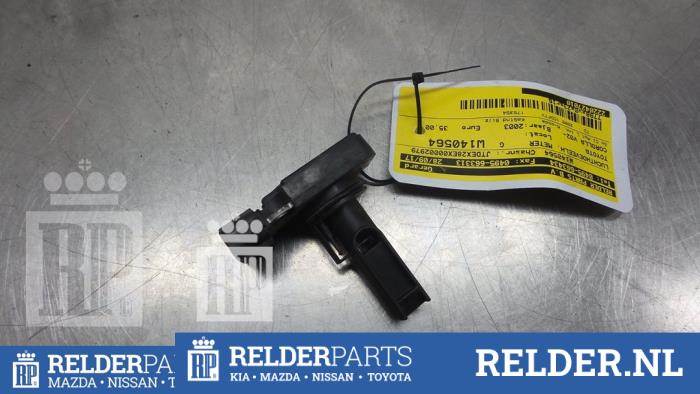 Begagnade Luftflödesmätare Toyota Corolla Verso (E12) 2.0 D-4D 16V 90 Pris € 45,00 Marginaltabell erbjuds av Relder Parts B.V.