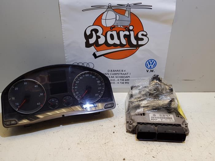Used Ignition lock + computer Volkswagen Golf V (1K1) 1.9 TDI Price € 250,00 Margin scheme offered by Baris Schiedam