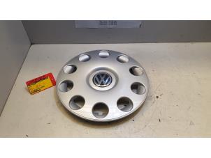 Jeu De 4 Enjoliveurs Volkswagen 16" Argenté - Référence Originale 5H0071456UWP - Pour Jantes Acier Golf 8