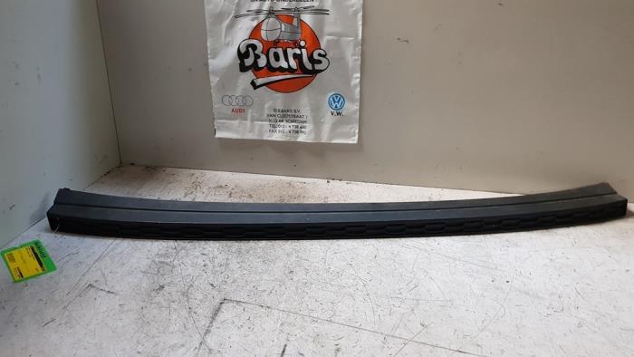 Rear bumper trim bar molding