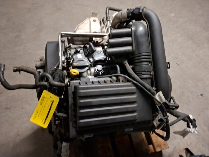 Motor van een Volkswagen Golf VII (AUA) 1.4 TSI 16V 2013