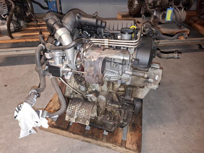 Motor van een Volkswagen Golf VII (AUA) 1.4 TSI 16V 2013