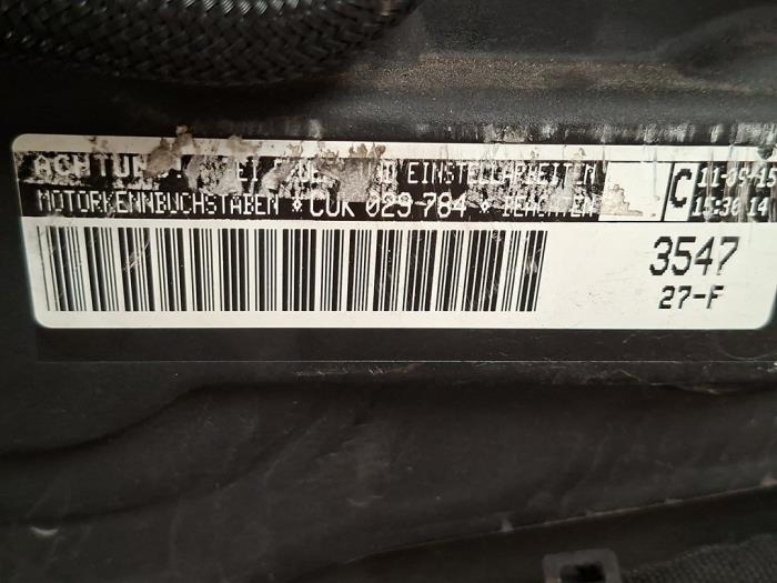 Engine from a Volkswagen Golf VII (AUA) 1.4 GTE 16V 2015