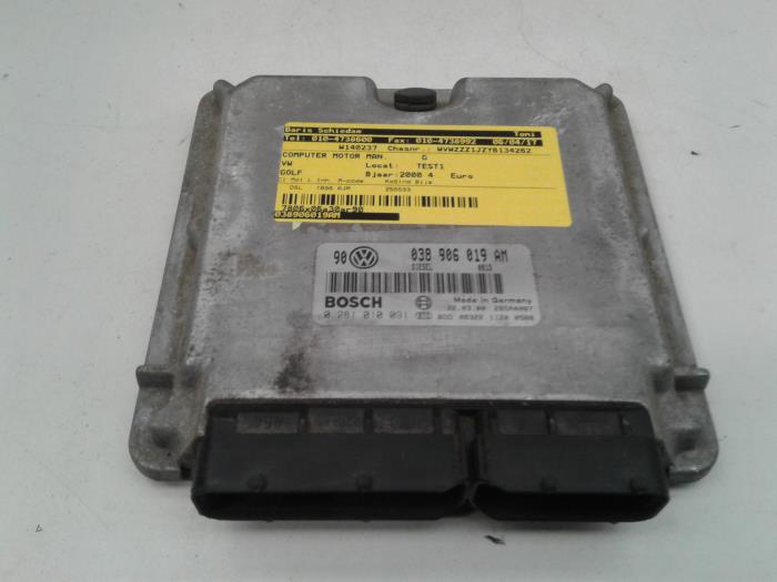 Used Engine management computer Volkswagen Golf IV (1J1) 1.9 TDI 115 Price € 35,00 Margin scheme offered by Baris Schiedam