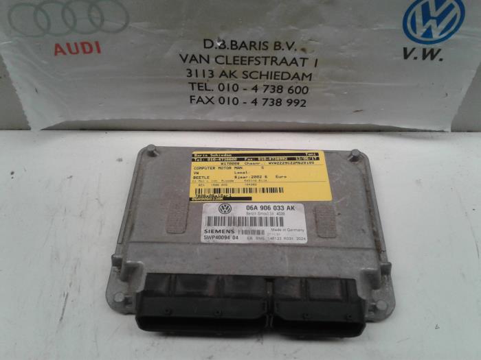 Used Engine management computer Volkswagen New Beetle (9C1/9G1) 1.6 Price € 100,00 Margin scheme offered by Baris Schiedam