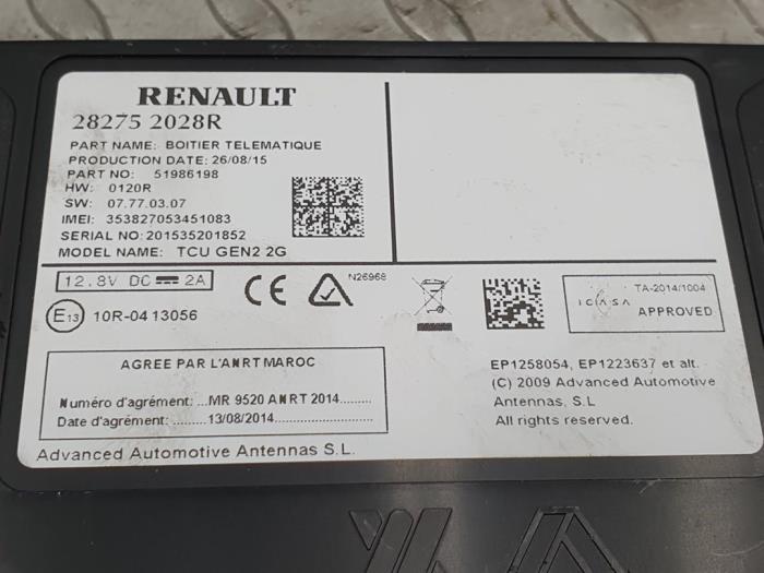 Kit navigation d'un Renault Clio IV (5R)  2015