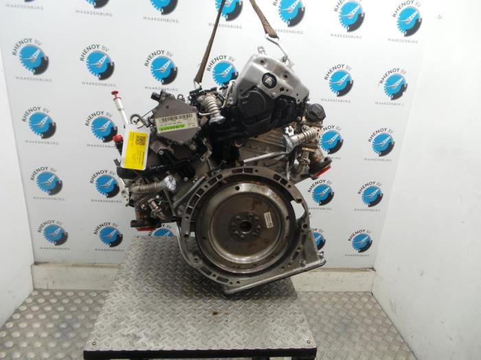 Motor van een Mercedes-Benz CLS (C218)  2014
