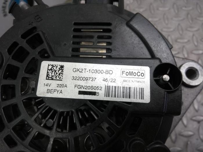 Dynamo Ford Transit 2.0 TDCi 16V Eco Blue 170 4x4 - GK2T10300BD  