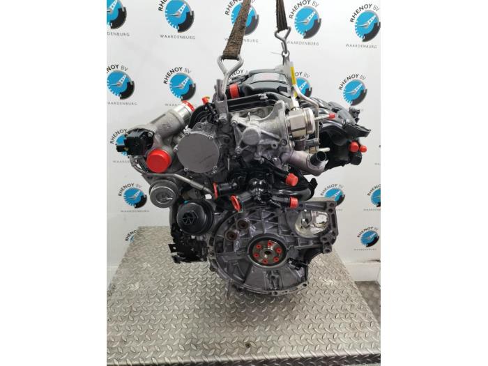 Motor van een Peugeot 208 2016