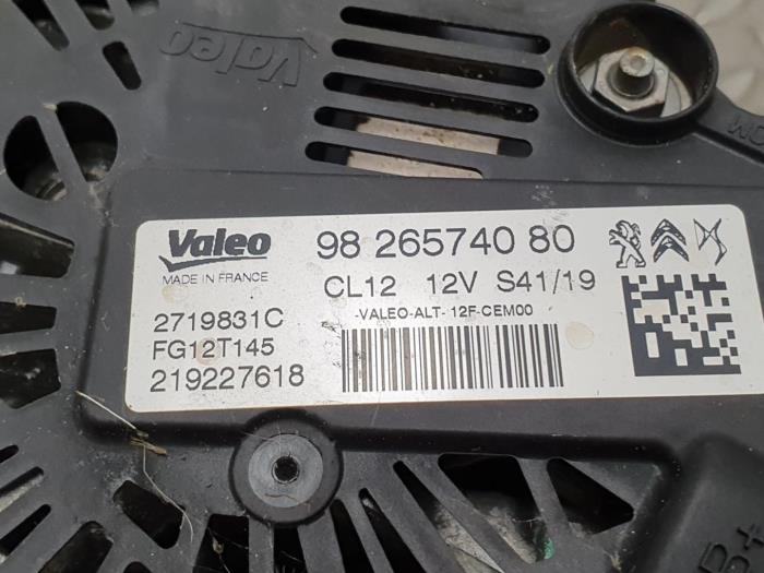 Dynamo van een Peugeot 308 2019