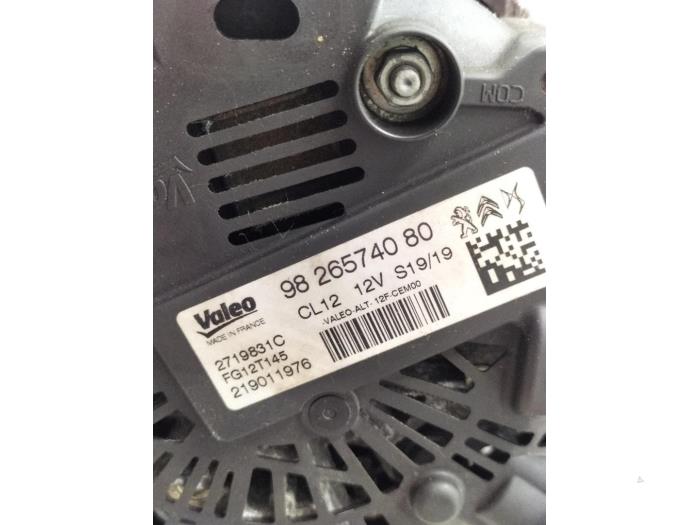 Dynamo from a Citroen C3 2019