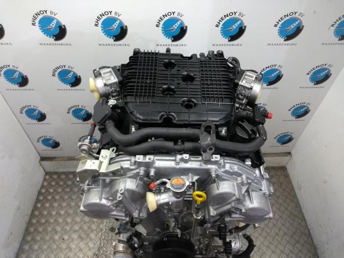 Motor van een Infiniti Q50 2013