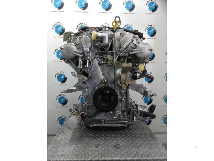 Motor van een Infiniti Q50 2013