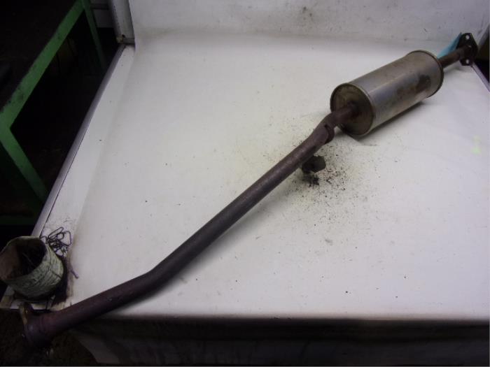 Silencieux Central échappement Pour Nissan Almera 1.4 07.95-01.98 - Neuf, Acier Aluminisé