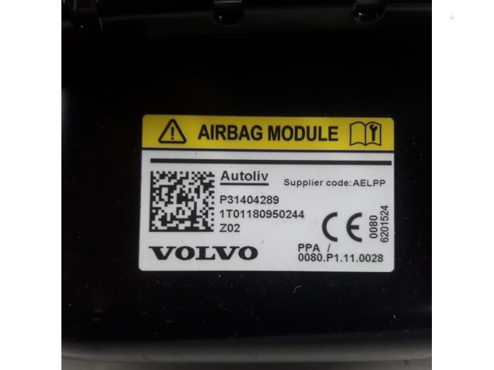 Airbag piétons d'un Volvo V40 Cross Country (MZ) 2.0 T3 16V 2018