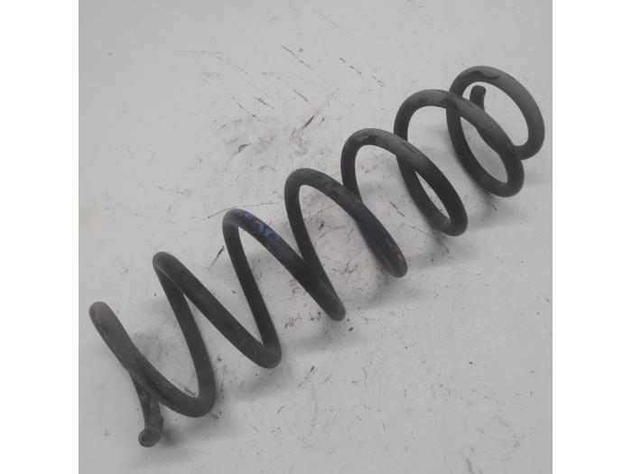 Rear coil spring from a Renault Scénic III (JZ) 2.0 dCi 16V Autom. 2010